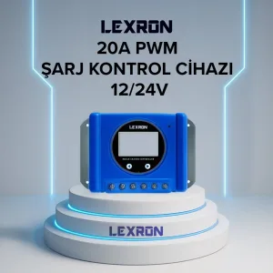 Lexron 20A PWM Solar Şarj Regülatörü