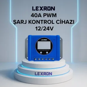 Lexron 40A PWM Solar Şarj Regülatörü