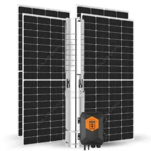 Pantec 1300W 96V Dalgıç Pompalı Solar Sulama Paketi — 140 m, 4 m³/saat