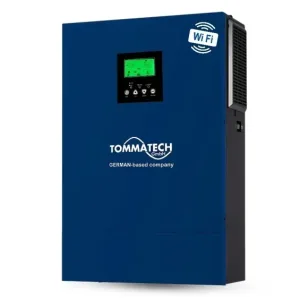 TommaTech 8 kW 48V MPPT'li Tam Sinüs Akıllı İnverter — Wi-Fi